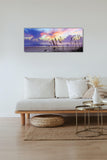 Sea Oats Sunrise - Museum Quality Giclee Canvas Print Stretched