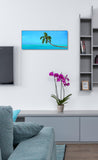 Tropical Palm Tree - Museum Quality Giclee Canvas Print Stretched