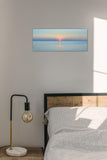 Beautiful Sunrise over Ocean - Museum Quality Giclee Canvas Print Stretched