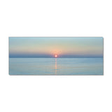 Beautiful Sunrise over Ocean - Museum Quality Giclee Canvas Print Stretched