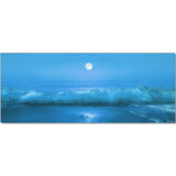 Moonlit Sunrise Wave - Museum Quality Giclee Canvas Print Stretched