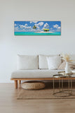 Home on the Horizon - Steve Vaughn - Museum Quality Giclee Canvas Print Stretched, Ready to Hang, The Bahamas and Other Caribbean Art