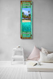 Azure Waters - Steve Vaughn - Museum Quality Giclee Canvas Print Stretched, Ready to Hang, The Bahamas and Other Caribbean Art