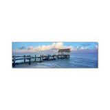 Pier Perfection - Steve Vaughn - Museum Quality Giclee Canvas Print Stretched, Ready to Hang, The Bahamas and Other Caribbean Art