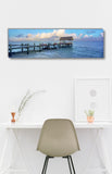 Pier Perfection - Steve Vaughn - Museum Quality Giclee Canvas Print Stretched, Ready to Hang, The Bahamas and Other Caribbean Art