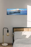 Pier Perfection - Steve Vaughn - Museum Quality Giclee Canvas Print Stretched, Ready to Hang, The Bahamas and Other Caribbean Art