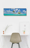 Home on the Horizon - Steve Vaughn - Museum Quality Giclee Canvas Print Stretched, Ready to Hang, The Bahamas and Other Caribbean Art