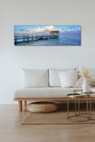 Pier Perfection - Steve Vaughn - Museum Quality Giclee Canvas Print Stretched, Ready to Hang, The Bahamas and Other Caribbean Art