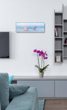 a living room with a couch and a television