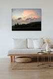 Tropical Tranquility: Sunset Serenity on a Beach Paradise - ChanceCox - Museum Quality Giclee Canvas Print Stretched