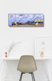 Fishing Boats on Shore - Museum Quality Giclee Canvas Print Stretched