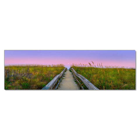 Carolina Beach Sunrise - Museum Quality Giclee Canvas Print Stretched