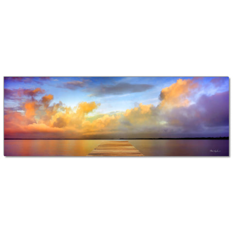 Colorful Clouds - Museum Quality Giclee Canvas Print Stretched