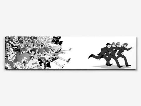 Hard Day's Night - Museum Quality Giclee Canvas Print Stretched