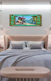 Coastal Cottage - Steve Vaughn - Museum Quality Giclee Canvas Print Stretched, Ready to Hang, The Bahamas and Other Caribbean Art