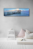 Pier Perfection - Steve Vaughn - Museum Quality Giclee Canvas Print Stretched, Ready to Hang, The Bahamas and Other Caribbean Art